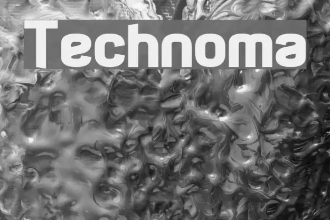 Technoma Font examples