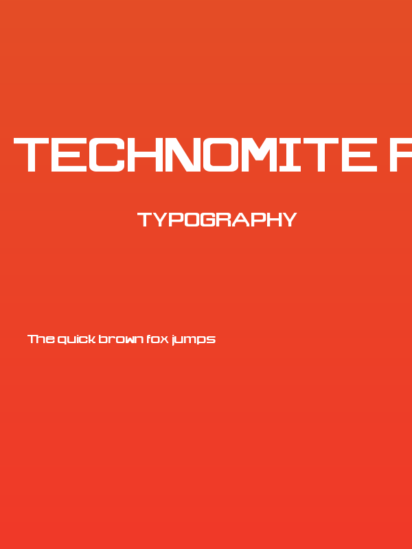 Technomite Regular Poster