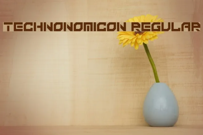 Technonomicon Regular Example 3