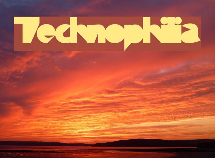 Technophilia Font examples