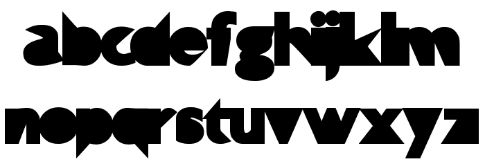 Technophilia Font LOWERCASE