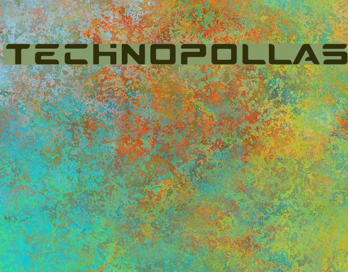 Technopollas Font examples