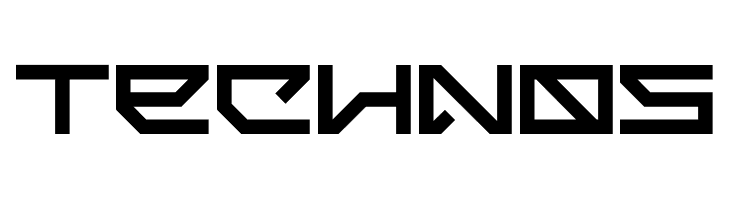 Technos  Frei Schriftart Herunterladen