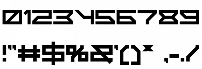 Technos Font OTHER CHARS