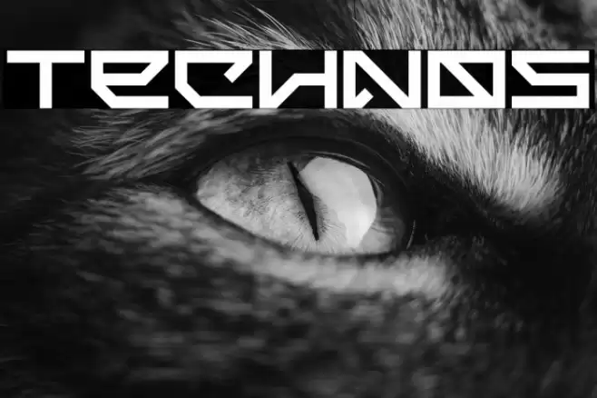 Technos Font examples