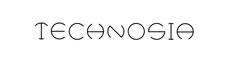 Technosia  Frei Schriftart Herunterladen