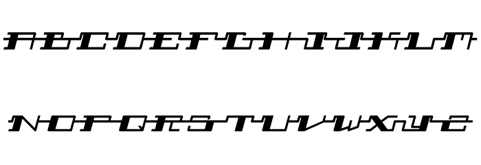 Technostroked Font OTHER CHARS