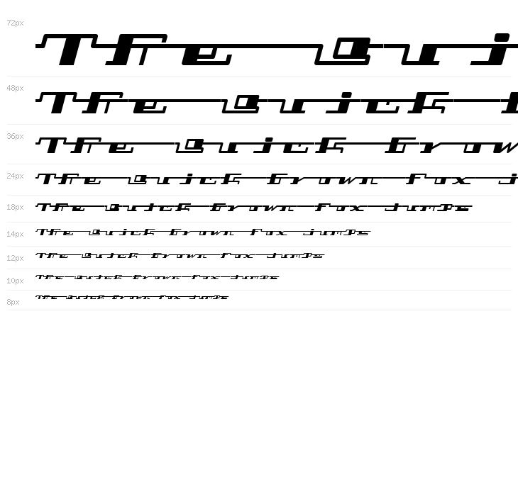 Technostroked Waterfall