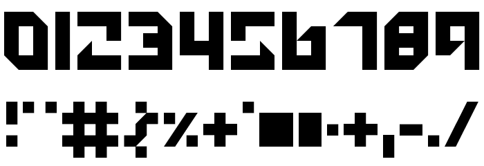 Technotot Font OTHER CHARS