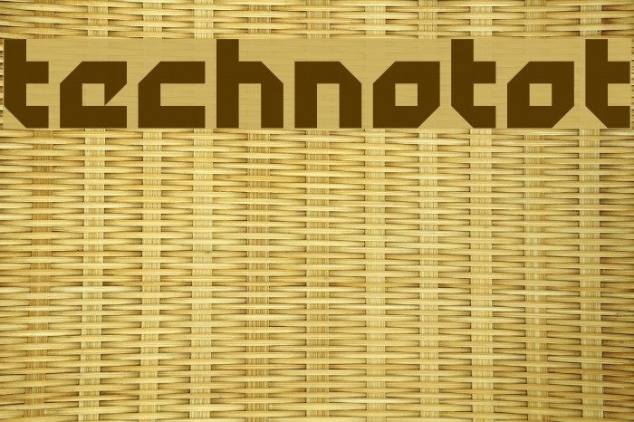 Technotot Font examples