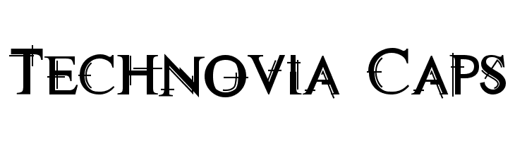 Technovia Caps Font