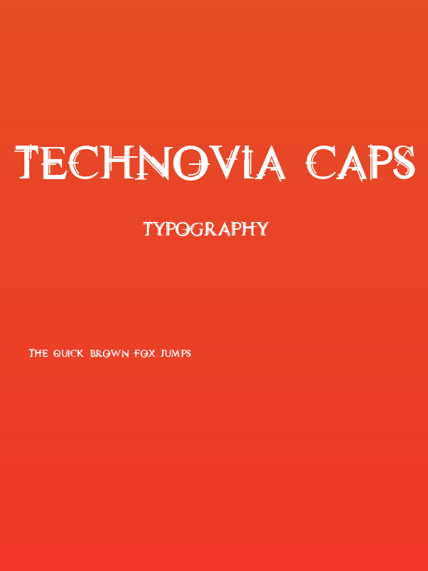 Technovia Caps Poster