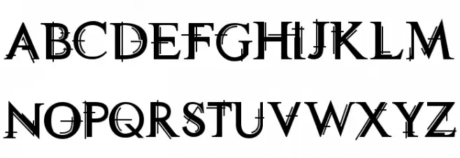 Technovia Caps Schriftart Kleinbuchstaben