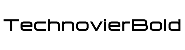 Technovier Bold  لخطوط تنزيل