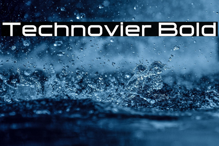 Technovier Bold Example 2