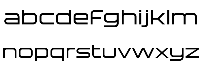 Technovier Font LOWERCASE