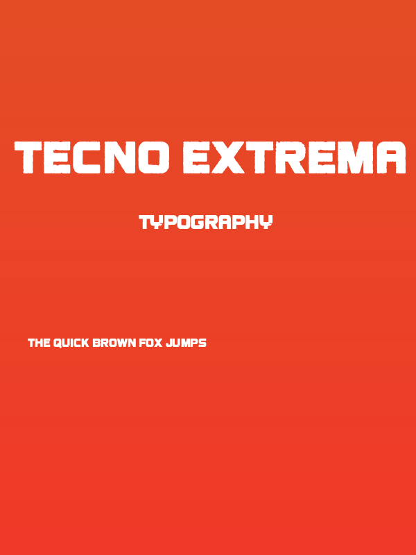 Tecno Extrema Poster