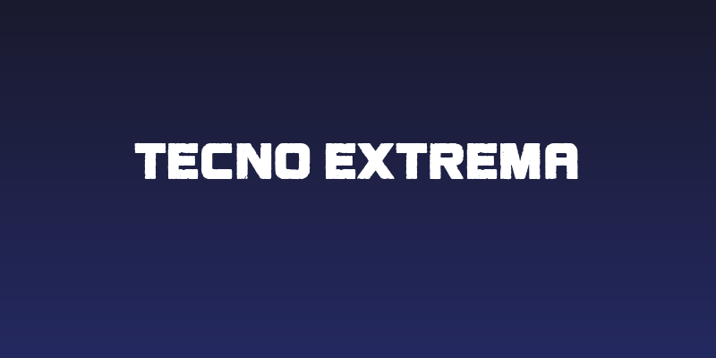 Tecno Extrema Social Header