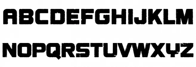 Tecno Extrema Font LOWERCASE