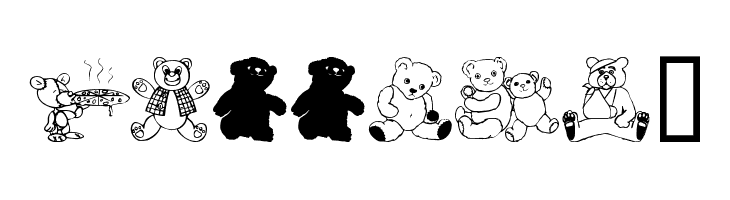 Teddios 1  Frei Schriftart Herunterladen