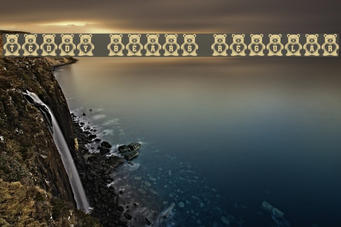 Teddy Bears Regular Example 1