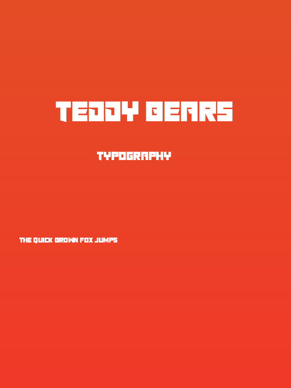 Teddy Bears Poster