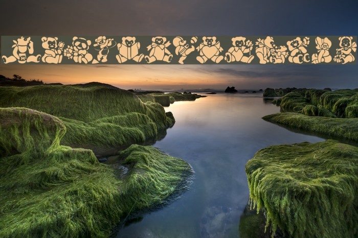 TeddyBears2 Font examples