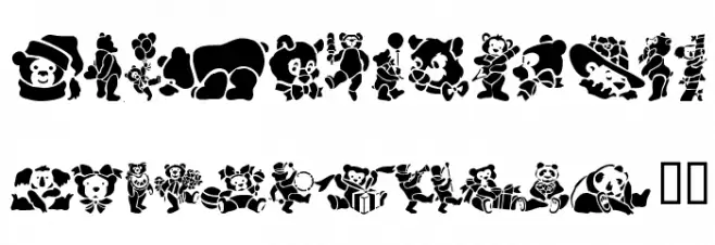 TeddyBears Fuentes MAYÚSCULAS