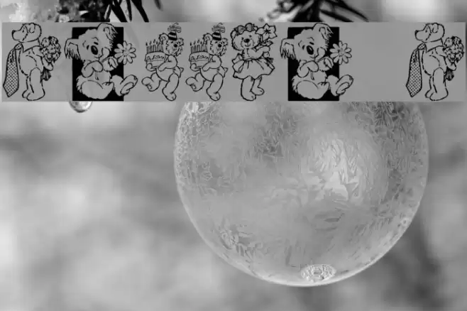 Teddybers Too Font examples