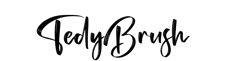 Tedy Brush  Fuentes Gratis Descargar