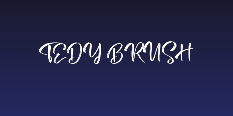 Tedy Brush Social Header