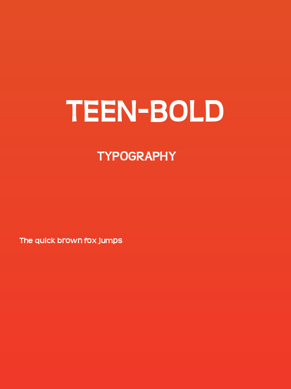 Teen-Bold Poster