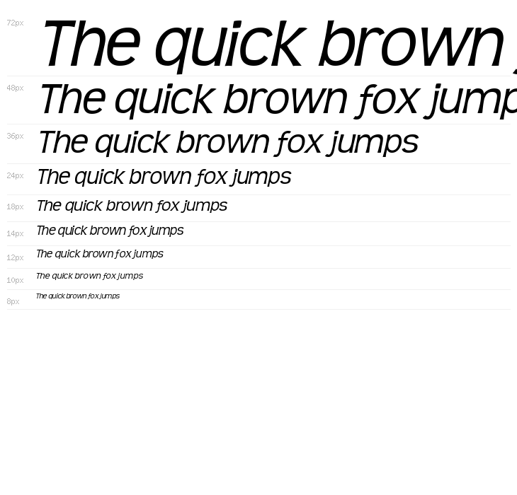 Teen-Italic Waterfall