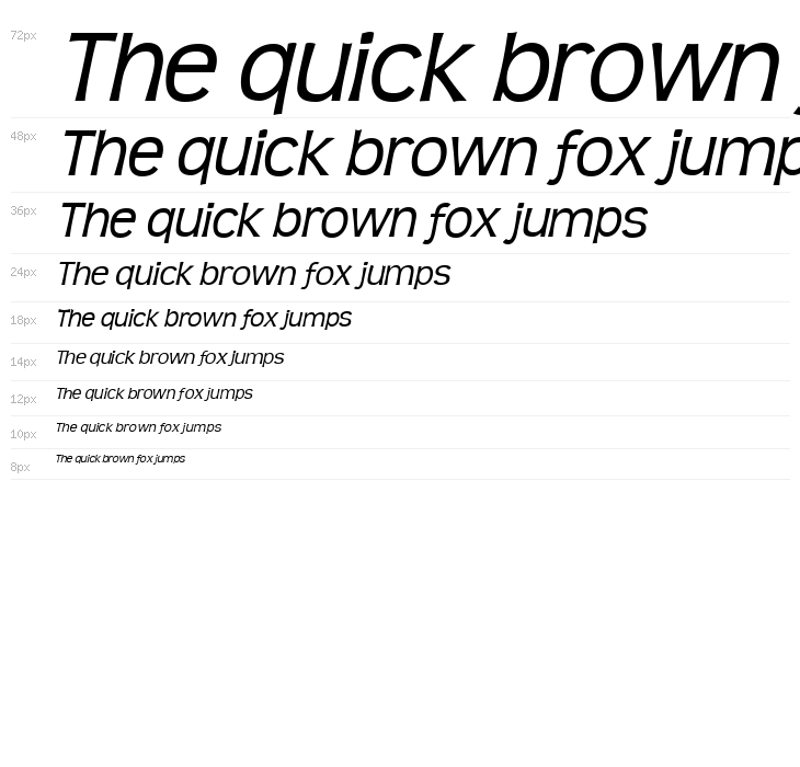 Teen-Italic Waterfall