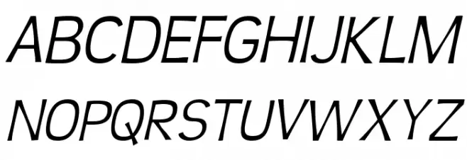 Teen Light Italic Шрифта ВЕРХНИЙ