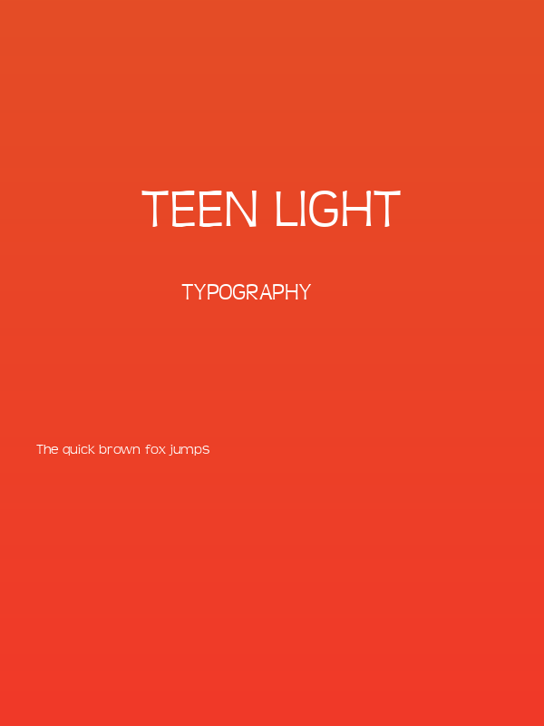 Teen Light Poster