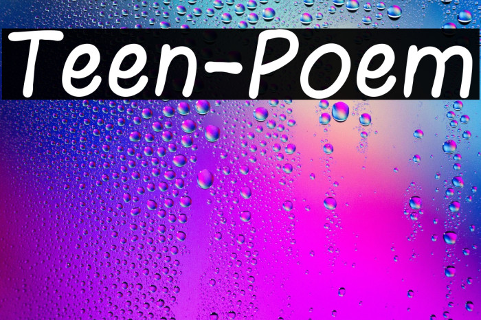 Teen-Poem Example 3