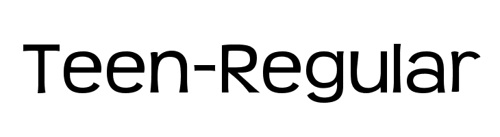 Teen-Regular Font