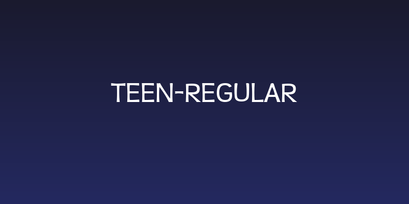 Teen-Regular Social Header