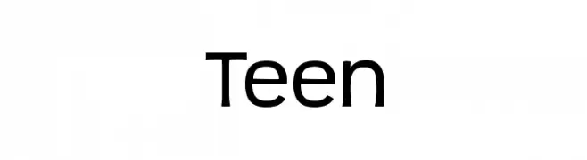Teen  免费字体下载