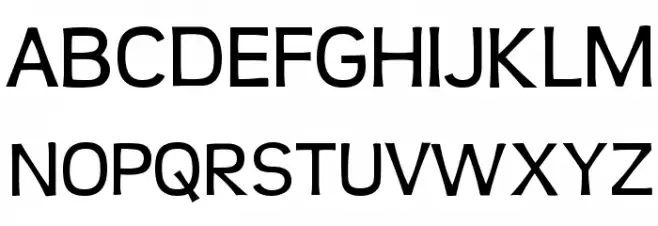 Teen Шрифта ВЕРХНИЙ