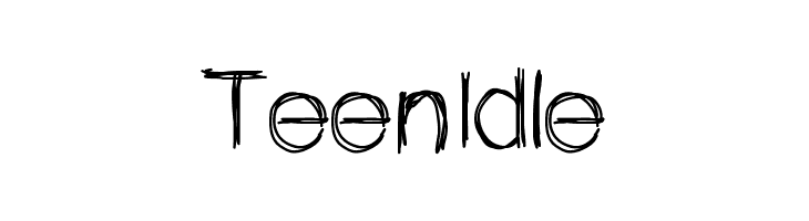 TeenIdle  font caratteri gratis