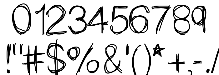 TeenIdle Font OTHER CHARS