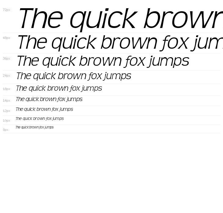 TeenLight-Italic Waterfall