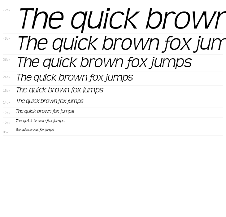 TeenLight-Italic Waterfall