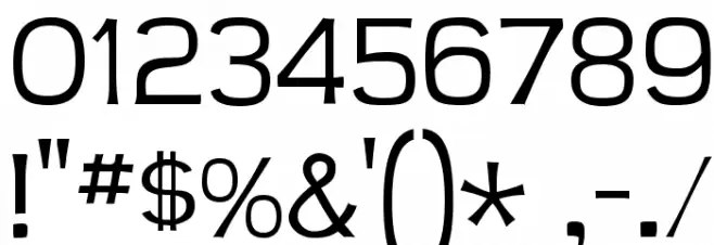 TeenLight-Regular Font OTHER CHARS