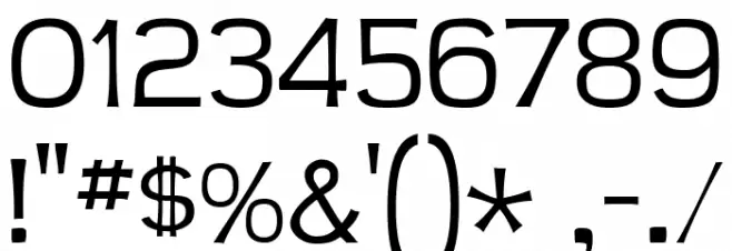 TeenLight-Regular Font OTHER CHARS