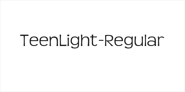 TeenLight-Regular Logo