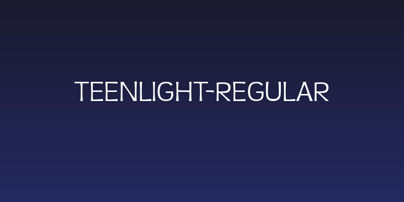 TeenLight-Regular Social Header