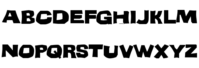 Teenage Delinquent Font LOWERCASE
